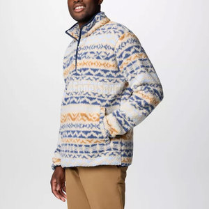 À la mode à la mode en plein air hommes polaire sweat impression personnalisée à manches longues hommes polaire sweat - Product Image 4