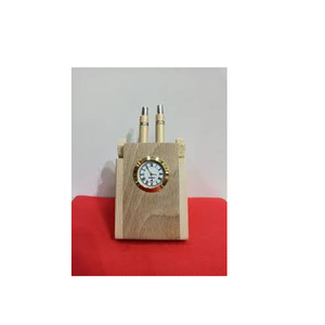 Portalápices de madera clásico Diseño Lindo Hermoso Escritorio de madera Contenedor de oficina Portalápices Soporte superventas - Product Image 4