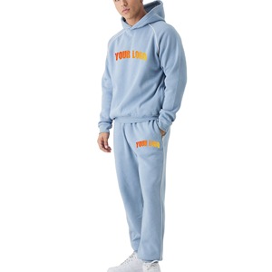 Conjunto de ropa deportiva de entrenamiento y jogging de diseño personalizado con capucha y pantalones de chándal holgados de gran tamaño de alta calidad OEM ODM - Product Image 1