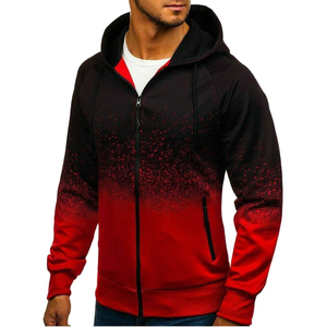 Sudaderas con Cremallera para Hombre, Ligeras, de Poliéster/Algodón, Bordadas, Resistentes al Viento, Ecológicas, Esenciales para el Invierno 2025, Venta al Por Mayor - Product Image 3