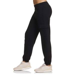 Venta caliente nuevo estilo ropa de mujer Casual Slim Fit pantalón acampanado cintura alta 100% algodón Color negro pantalones de Mujer Pantalones 2025 - Product Image 2
