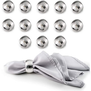 Anillos de Servilleta Elegantes con Forma de Bocado de Caballo, Plateados, Organizador de Servilletas de Metal, Porta Servilletas de Alta Calidad, Anillo de Servilleta para Mesa en Oferta - Product Image 4