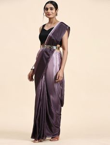 ชุดส่าหรีสำหรับผู้หญิงพิมพ์ลายแพดดิ้งเนื้อนุ่มจากอินเดียและปากีสถาน - Product Image 2