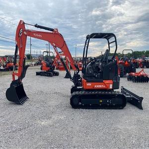 Kubota KX57-4 Mini Crawler Excavator 1-5 Ton Operational Weight for Construction Huade Hydraulic Cylinder New Used Available - Product Image 2