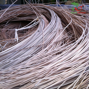 Meubles de jardin en rotin naturel OEM HNIECO, très demandés, noyau de 2,0 mm, blanchis, artisanaux, origine Vietnam - Product Image 4