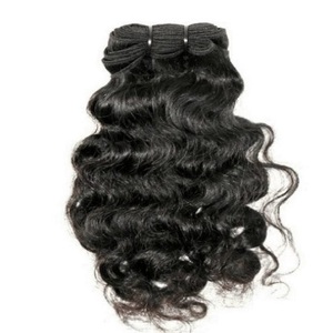 Extensiones de cabello indio virgen 100%, cutícula rizada ondulada recta alineada para peinar el cabello - Product Image 3