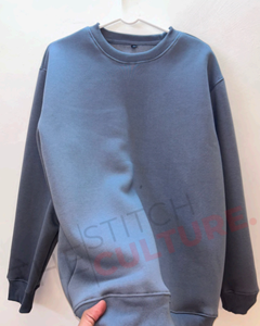 Urban Luxe 350 GSM Oversized <b>Crewneck</b> Sweatshirt Unisex Thick Cotton Drop Shoulder Pullover Custom Logo Wholesale OEM Supply - Product Image 5