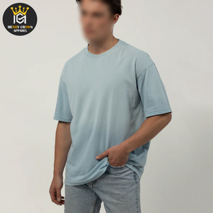 Venta al por mayor de moda Hombres Lavado ácido Camisetas Cómodo Uso diario Tela de algodón suave Top de manga corta con logotipo personalizado disponible - Product Image 4