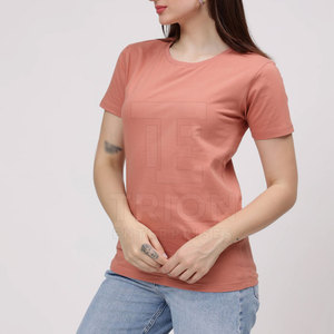 Camiseta de Mujer de Alta Calidad, Último Diseño, Impresión de Logotipo Personalizado, Camiseta de Algodón y Poliéster para Mujer - Product Image 2