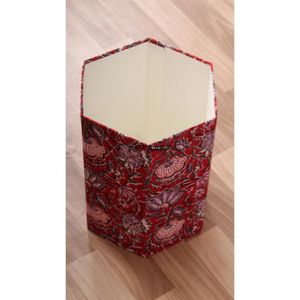 Làm bằng tay gỗ thân thiện với môi bàn thùng rác với cán Bìa 5 lít Công suất-đa màu - Product Image 4