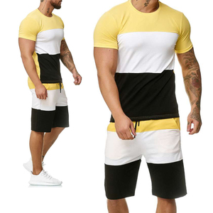 Conjunto de dos piezas informal de verano 2025 para hombre, camisas y pantalones cortos de manga corta, traje de abrigo para ropa elegante, chándal de verano a la moda - Product Image 1