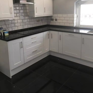 Finition de surface antique Dalles de granit galaxie noire de qualité supérieure Design moderne pour comptoir mural et villa - Product Image 1