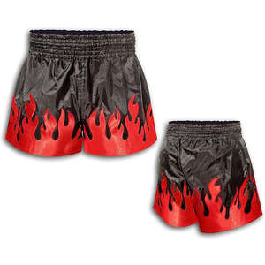 กางเกงขาสั้นมวยไทยแบบสั่งทำสำหรับทุกเพศผ้าโพลีเอสเตอร์/ ผ้าฝ้ายระบายอากาศน้ำหนัก240กรัม - Product Image 5