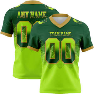 Gradient Mesh 100% Polyester UV Protection Authentic American Football Jersey Square Shape Flag Design for Club Team Custom Team - Product Image 3
