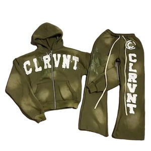 Conjunto de Chándal con Capucha y Pantalones de Marca Privada - Product Image 1