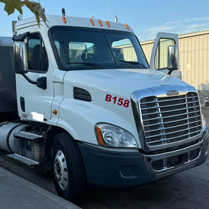 รถบรรทุกพ่วงพื้นเรียบขนาด 10 ล้อ เครื่องยนต์ดีเซล สำหรับงานหนัก ขนส่งตู้คอนเทนเนอร์ และขนส่งทางถนน - Product Image 1