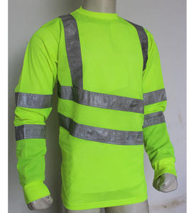 เสื้อเซฟตี้ผ้าโพลีเอสเตอร์แบบ100% เสื้อใส่ทำงานแบบส่วนตัว - Product Image 2