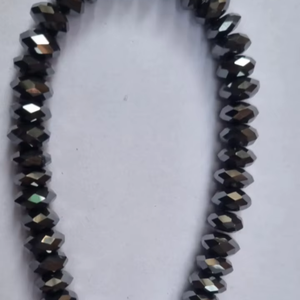 Cuentas facetadas de moissanita negra Collar de cuentas de diamantes de forma elegante personalizado Suelto - Product Image 3