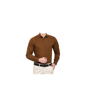 เสื้อเชิ๊ตผู้ชายลายดอกไม้เพรียวบางและมีสไตล์100% ผ้าฝ้ายพรีเมี่ยมดีไซน์ลำลองสำหรับใส่ในชีวิตประจำวันและวันหยุด - Product Image 1