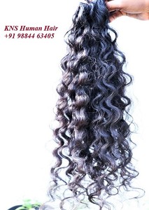 Pelo indio Remy rizado de grado 4A sensación de mano suave - Product Image 4