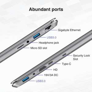 Portátil AMD Ryzen 9 de Cuatro Núcleos, 2.66GHz, 16GB DDR3, 512GB SSD Expandible, Enchufe Estadounidense, PC Portátil para Negocios y Juegos - Product Image 3