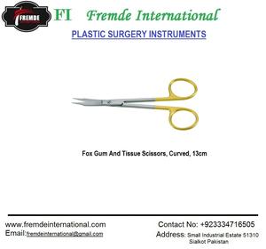 Tijeras para Goma y Tejido Fox, Curvas, 13 cm Estándar, Supercut, Supercut con Inserto T.C, con Inserto T.C, Certificación CE e ISO - Product Image 2