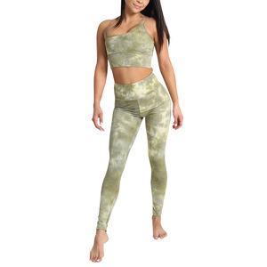 Leggings de gymnastique taille haute sans couture pour femmes pour femmes en gros femmes Spandex pantalon de Yoga uni Leggings de gymnastique taille haute - Product Image 3