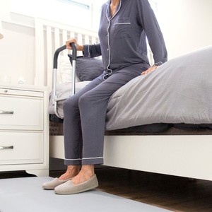 Manija de barra de pie con riel de cama de protección de prevención de caídas-Barandilla DE ASISTENCIA compacta para personas mayores, discapacitados, niños - Product Image 2