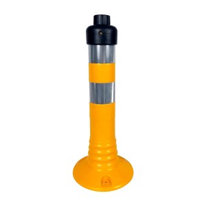 Set de Señalizadores Triangulares Solares Amarillos para Tráfico, con Función Intermitente, para Carreteras, con Clasificación IP65, Material de PC, Característica de Seguridad - Product Image 6