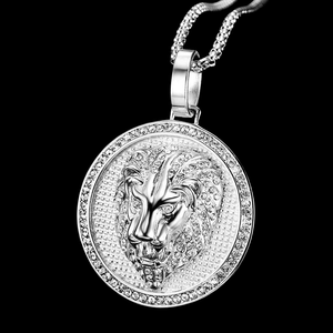 Pendentif Hip Hop de créateur en argent sterling 925 et moissanite, style diamant glacé, collection de bijoux de luxe et de mode - Product Image 3