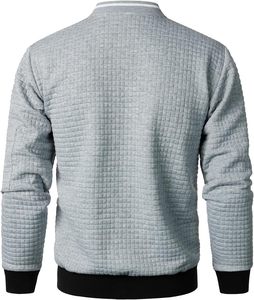 ATLANTIC, chaqueta de bombardero acolchada ligera informal para hombre, cierre de cremallera, puños acanalados, bolsillo de manga útil, respetuoso con el medio ambiente - Product Image 6