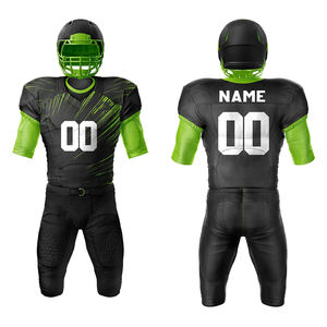 Uniforme de football américain de meilleure qualité, vêtements de sport par sublimation, ensemble d'uniformes de football américain avec nom et numéro d'équipe - Product Image 6