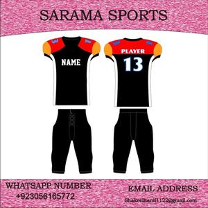 Equipación de equipo de fútbol americano, diseño de uniformes de fútbol americano, jersey de fútbol americano personalizado, nuevo diseño - Product Image 5