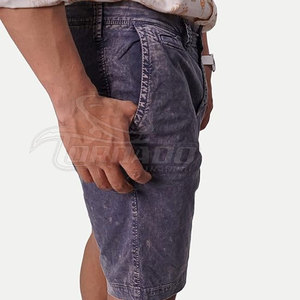 Custom Design Casual All Size High Quality Acid Wash <b>Men</b> <b>Shorts</b> Elastic Waist Cotton Quick Dry Breathable - Product Image 5