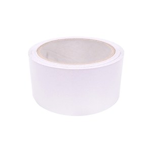 Bande réfléchissante en PVC blanc 5 cm x 10 m, bande imprimable, feuille prismatique pour transfert thermique - Product Image 1