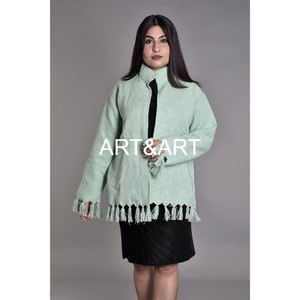 Vente en gros de vestes indiennes brodées à la main veste TNT Suzani pour femmes veste à bord libre court manteau unisexe vestes d'hiver matelassées - Product Image 5