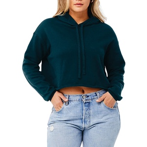 2025 nueva ropa de mujer cómoda Crop Top sudaderas con capucha Venta caliente de calidad superior Crop Top sudaderas con capucha para la venta sudaderas con capucha para mujer - Product Image 6