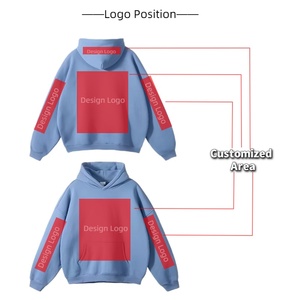 High Quality Wholesale Luxury Heavyweight Blank <b>Hoodie</b> Custom Embroidery logo <b>Black</b> <b>Oversized</b> <b>Hoodie</b> Men - Product Image 3