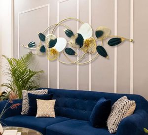 Panneau mural décoratif en métal de forme tourbillonnante artistique moderne offrant un style unique et une embellissement mural élégant - Product Image 4