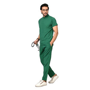 New Customized Surgical Uniforms <b>Mens</b> Scrub Set Medical Workwear Clinical Scrubs Top and Pant Spa Doctor Nursing Tunic <b>Suit</b> - Product Image 3