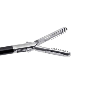 Pinces Endo Clinch à double action, extrêmement atraumatiques, dentelées, 33 cm, instruments laparoscopiques articulés, CE, Narham Enterprises - Product Image 2