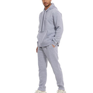 Ensembles de vêtements d'extérieur respirants personnalisés en gros ensemble de survêtement de jogging tricoté vêtements de sport à manches longues survêtement d'extérieur pour hommes - Product Image 5