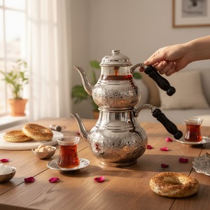 Tetera Artesanal de Diseño Vintage y Moderno con Tapa y Asa, Jarra para Agua, Ideal para Beber y Regalar - Product Image 3