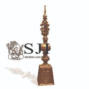 Dos accesorios decorativos dorados adornados para bodas, accesorios de fibra para bodas para decoraciones - Product Image 2