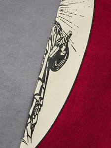 Chaqueta Bomber de un solo botón Y2K de Hip Hop para invierno/primavera estatua Liberty estampado Vintage Unisex lana bordada a prueba de viento - Product Image 5