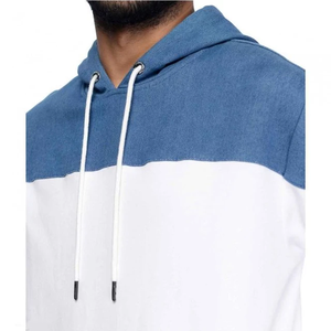 Haute qualité personnalisé hommes sweats à capuche coton éponge surdimensionné avec polaire épaisse goutte épaule Streetwear Jersey plaine sweat à capuche vierge - Product Image 6
