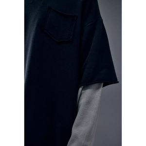 Fabricant de t-shirts en maille surdimensionnés à double couche et lourds, style streetwear, pour impression personnalisée - Product Image 4