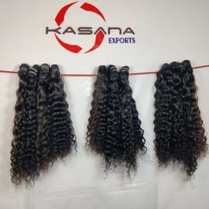 ผมต่อแบบตรงของผู้หญิงอินเดียบริสุทธิ์สีดำ1B บริสุทธิ์เวียดนามธรรมชาติที่ยังไม่ผ่านกระบวนการ - Product Image 6