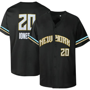 Uniformes de béisbol Blanco Liso Hip Hop Hipster al por mayor Jersey de béisbol Camisas Uniformes deportivos Hombres Mujeres Jersey - Product Image 1