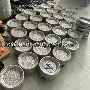 MESA DE RATÁN hecha a mano con incrustaciones de fregona, muebles artesanales de Vietnam para decoración de sala de estar de Ramadán, Idea de regalo Eid Diwali - Product Image 5